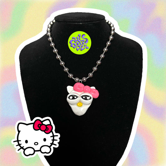 Hello Kitty Ghoul necklace (silver var.4)