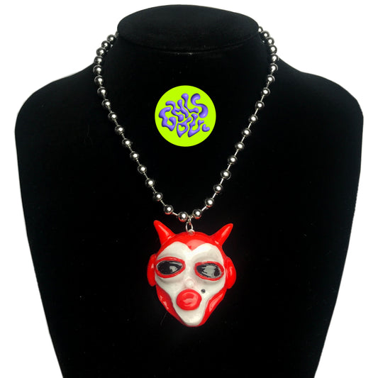 Red devil Ghoul necklace