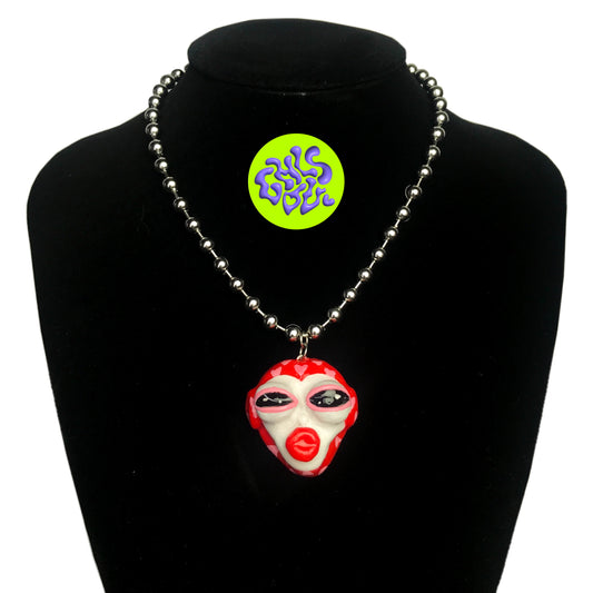 Red cap Ghoul necklace